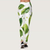 Limoen-patroon Leggings (Achterkant)