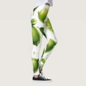 Limoen-patroon Leggings (Rechts)