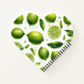 Limoen-patroon Notitieboek (Achterkant)