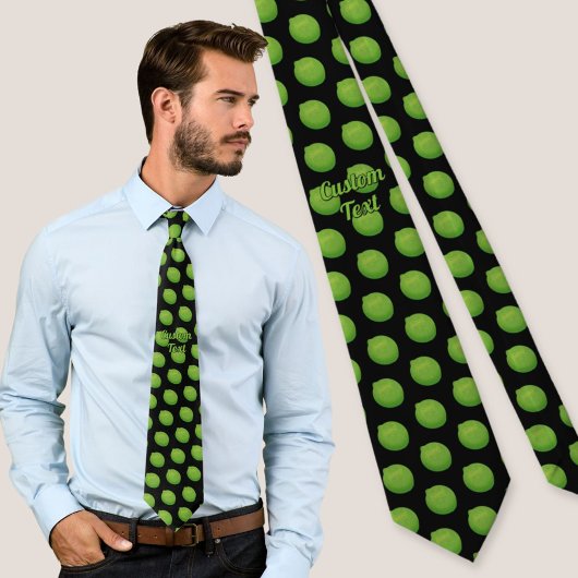 Limoen-patroon Stropdas