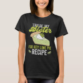 Limoen Pie Baker en citroentaart voor Florida Key  T-shirt (Voorkant)