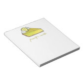 Limoen Pie Foodie Notitieblok (Schuin)