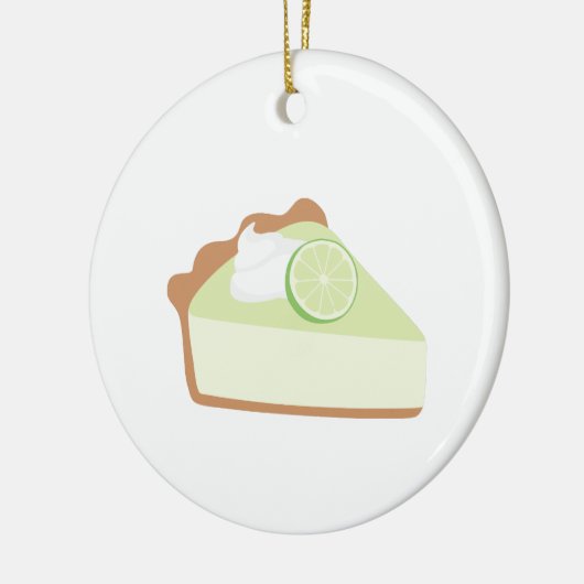 Limoen Pie Keramisch Ornament (Links)