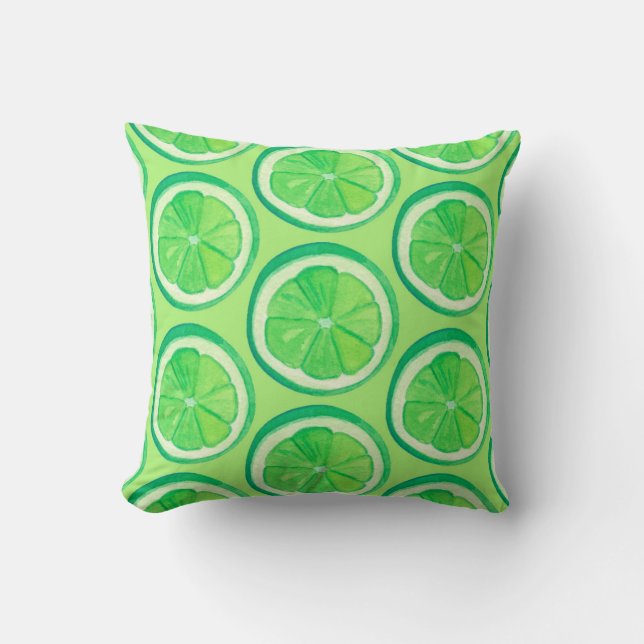 Limoen - Pillow Kussen (Voorkant)