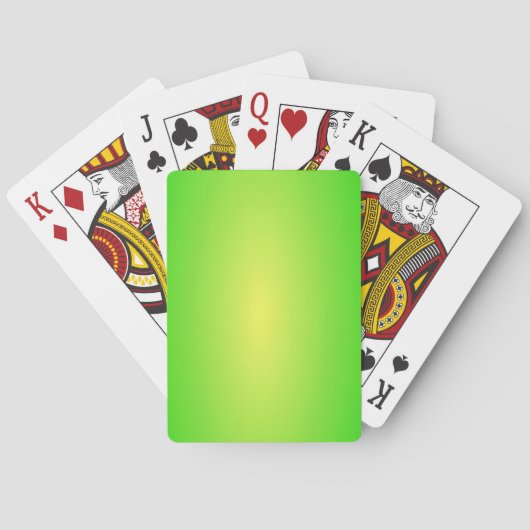 Limoen Pokerkaarten (Achterkant)
