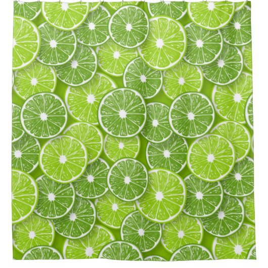 Limoen pop douchegordijn (Voorkant)