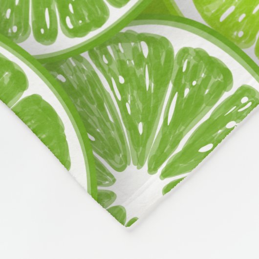 Limoen pop fleece deken (Hoek)