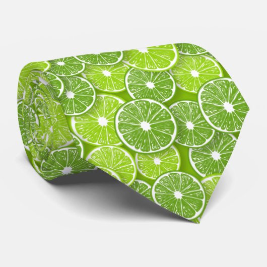 Limoen pop stropdas (Opgerold)