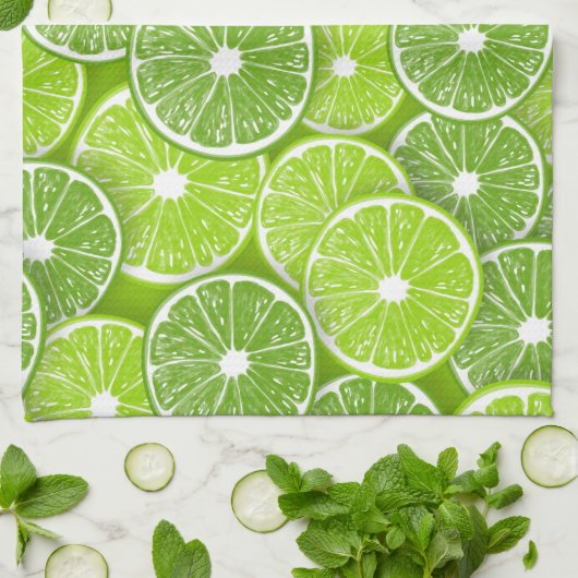 Limoen pop theedoek (Gevouwen)