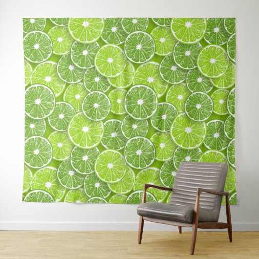 Limoen pop wandkleed (In Situ (horizontaal))