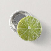 Limoen Ronde Button 3,2 Cm (Voorkant /achterkant)