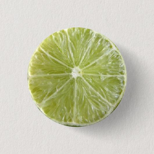 Limoen Ronde Button 3,2 Cm (Voorkant)