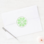 Limoen Ronde Sticker (Envelop)
