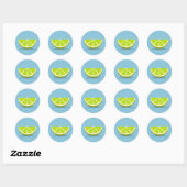 Limoen Ronde Sticker (Vel)