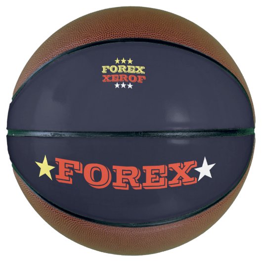 Limoen Rood Forex Print Basketbal (Voorkant)