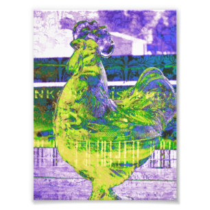 Limoen Rooster Foto Afdruk