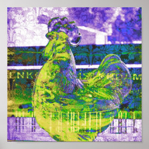 Limoen Rooster Poster