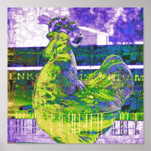 Limoen Rooster Poster (Voorkant)