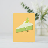 Limoen-schijfsegment Briefkaart (Staand voorkant)