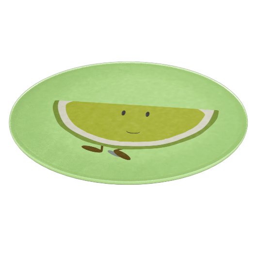 Limoen-segment glimlachen snijplank (Hoek)