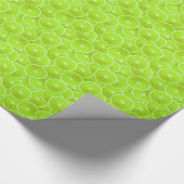 Limoen segmenten cadeaupapier (Hoek)