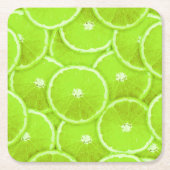 Limoen segmenten kartonnen onderzetters (Voorkant)