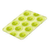 Limoen Segmenten op lichtgeel Magneet (Linkerzijde)