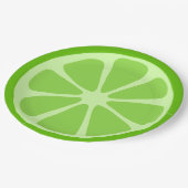 Limoen-segmentextuur Papieren Bordje (Gekanteld)