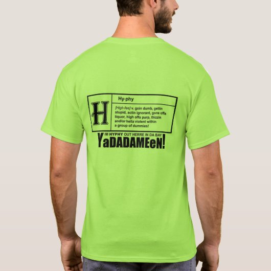 limoen shirt (Achterkant)