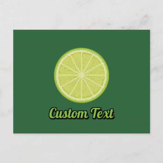 Limoen Slice Briefkaart (Voorkant)
