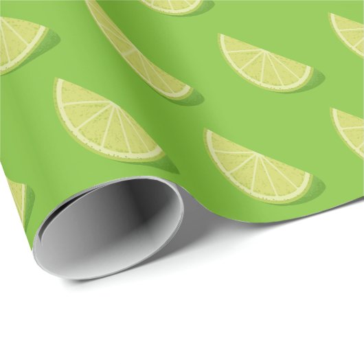 Limoen Slice Cadeaupapier (Rol Hoek)