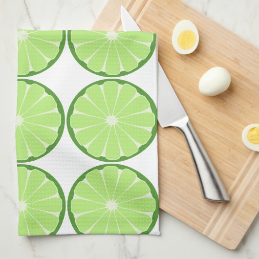 Limoen Slice Citrus Retro Keuken Handdoek Gift (Quarter Fold)