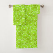 Limoen Slice Digital Montage Bad Handdoek (Insitu)