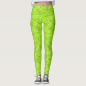Limoen Slice Digital Montage Leggings (Voorkant)