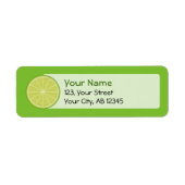 Limoen Slice Etiket (Voorkant)