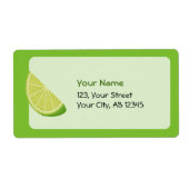 Limoen Slice Etiket (Voorkant)