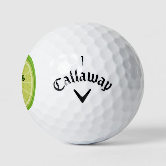 Limoen Slice Golfballen (Logo)
