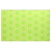 Limoen slice groen geel fruit stof (Fat Quarter)