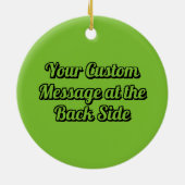 Limoen Slice Keramisch Ornament (Achterkant)