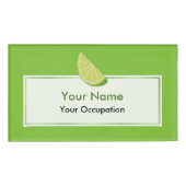 Limoen Slice Naambadge (Voorkant)