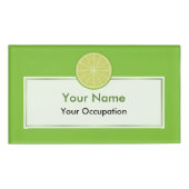 Limoen Slice Naambadge (Voorkant)