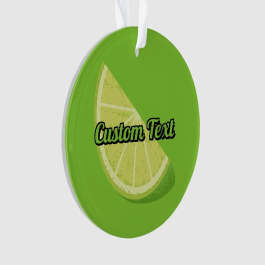 Limoen Slice Ornament (voorkant)