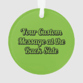 Limoen Slice Ornament (achterkant)