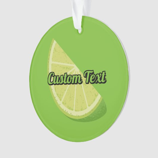 Limoen Slice Ornament (voorkant)