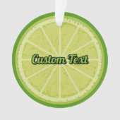 Limoen Slice Ornament (voorkant)