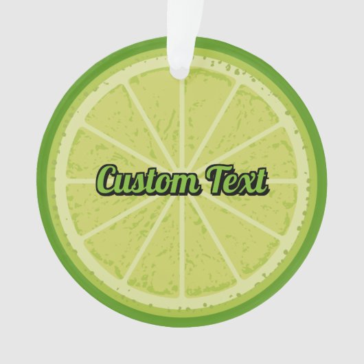 Limoen Slice Ornament (voorkant)