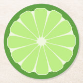 Limoen Slice Paper Onderzetters (Voorkant)