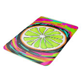 Limoen Slice Pop Art Badmat (Gekanteld)