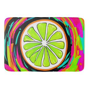Limoen Slice Pop Art Badmat