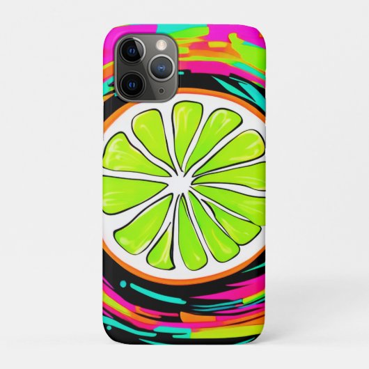Limoen Slice Pop Art Case-Mate iPhone Case (Achterkant)